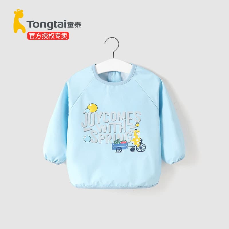 X Tongtai macacão de bebê comendo babadores bolsos de arroz aventais pequenos das crianças à prova dwaterproof água anti