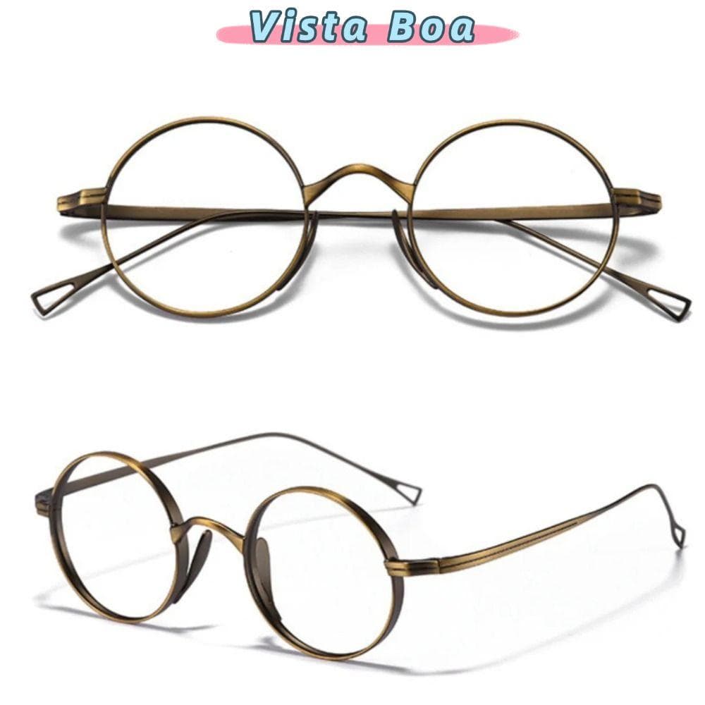 Armação De Óculos CHEEP , Armações De Titânio Puro Em Formato Oval , Design Simples Clássico , Decoração Retrô Para Os O