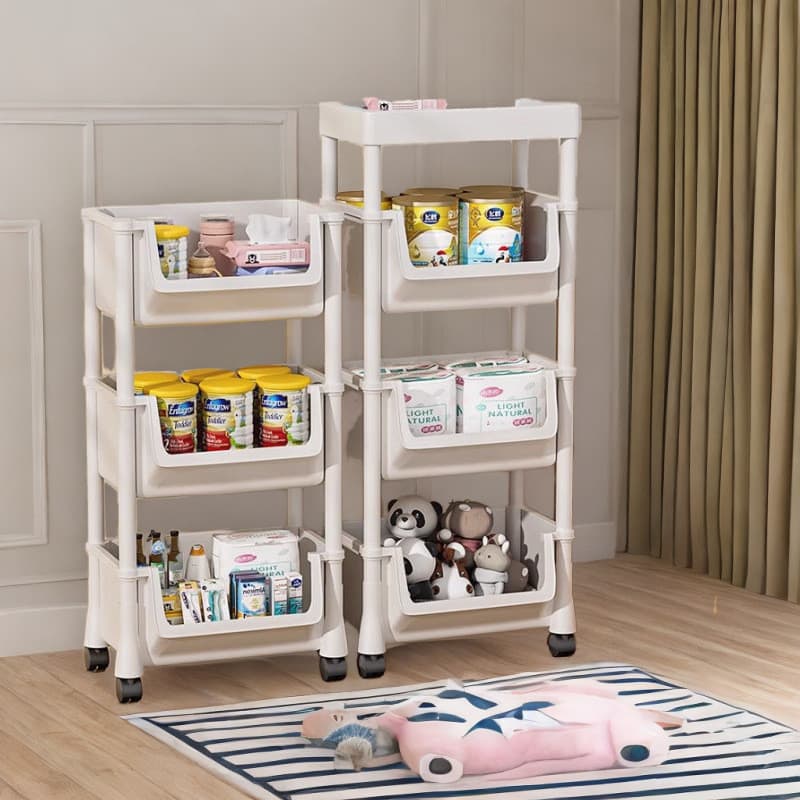 Ela rack Multi-camada carrinho móvel organizador rack de armazenamento de brinquedos rack de armazenamento lanches produ