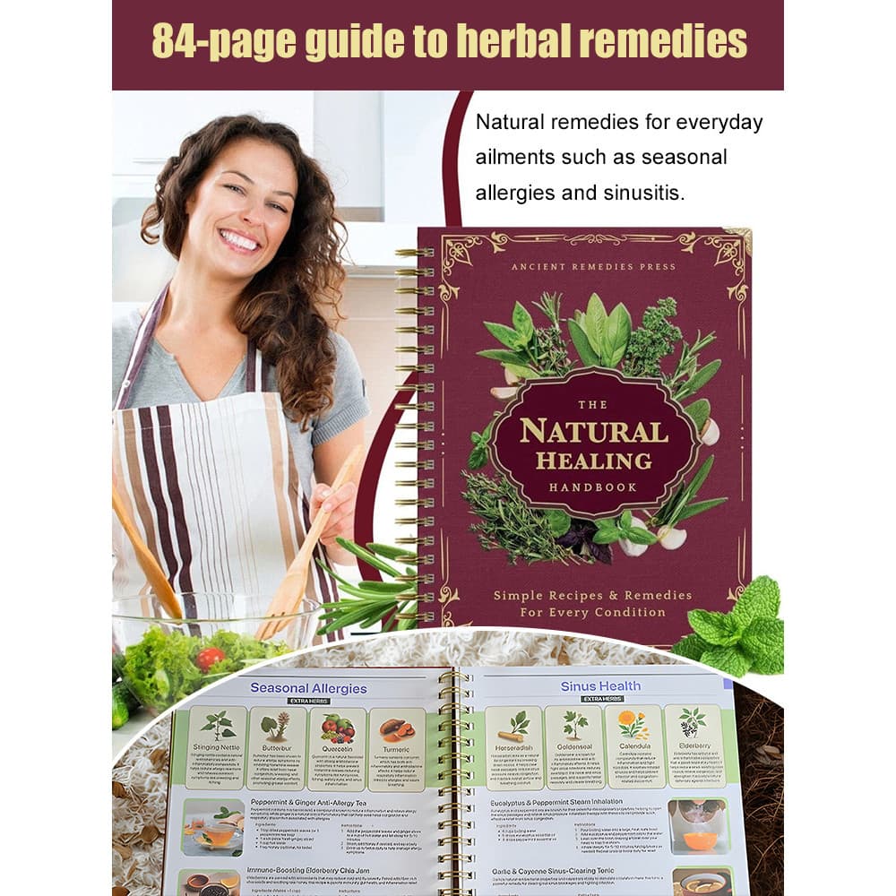 【Guia de Terapia Natural】Natural Healing Recipes - Manual Terapêutico/Guia de Cura/Receitas Terapêuticas