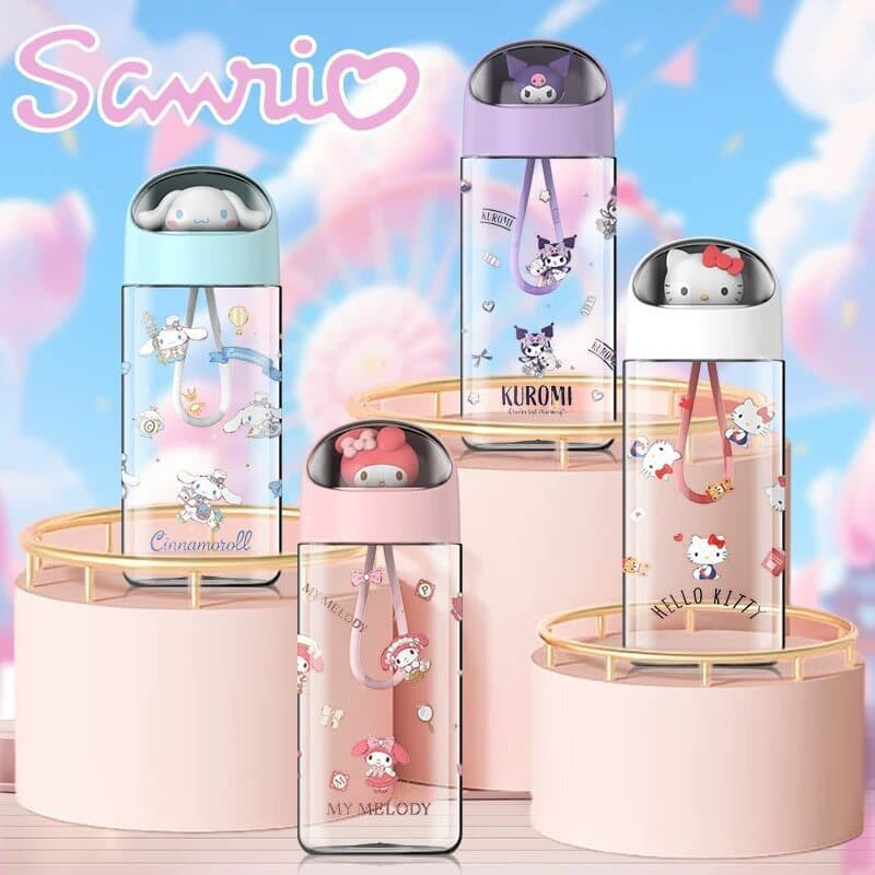 2026 novo produto verão Sanrio copo de água tritan meninas portátil grande capacidade copo plástico estudante presente a
