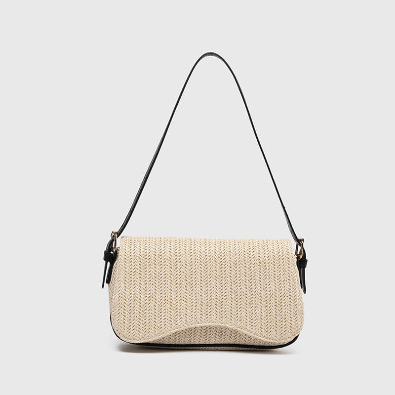 bolsa transversal feminino Bolsa 2026 verão novo estilo palha tecido saco senhoras portátil bolsa de ombro moda feminina
