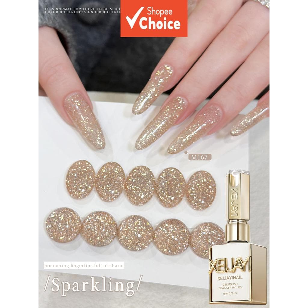 XEIJAYI 1Pc 15ml Esmalte em Gel para Unhas, Gel para Unhas de Remoção por Molho UV LED, Semi-Permanente, Qualidade de