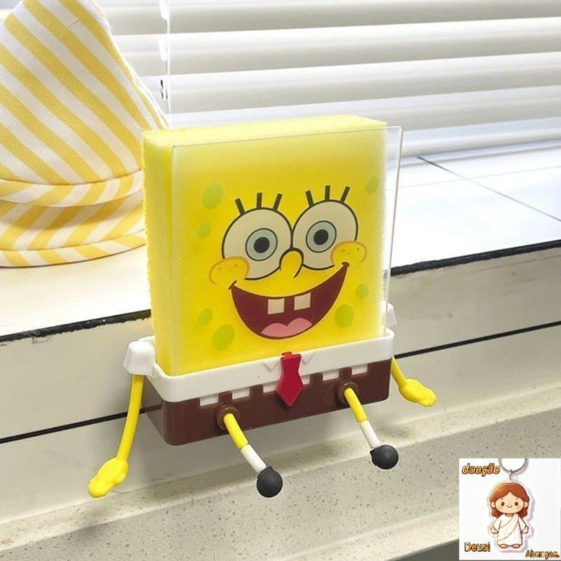 Porta De Esponja De Limpeza Com Bob Cozinha Design Criativo