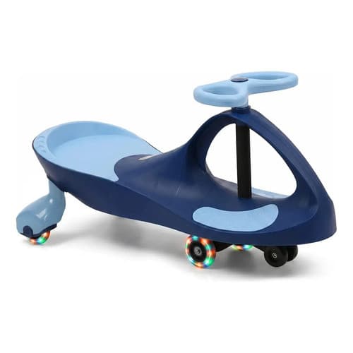 Carrinho Drift Infantil Volante Gira 360 Suporta 100kg Led Azul