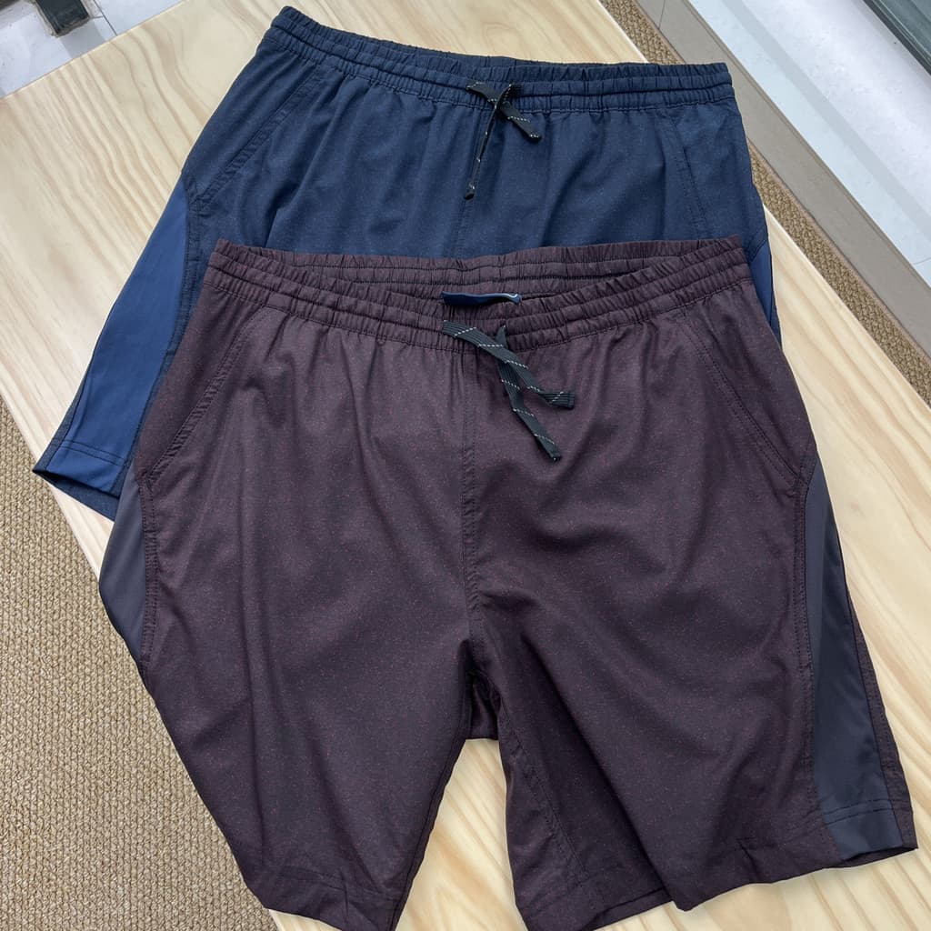 Enviar pedidos britânicos!Comércio exterior leve de secagem rápida respirável verão americano masculino praia Casual Sho