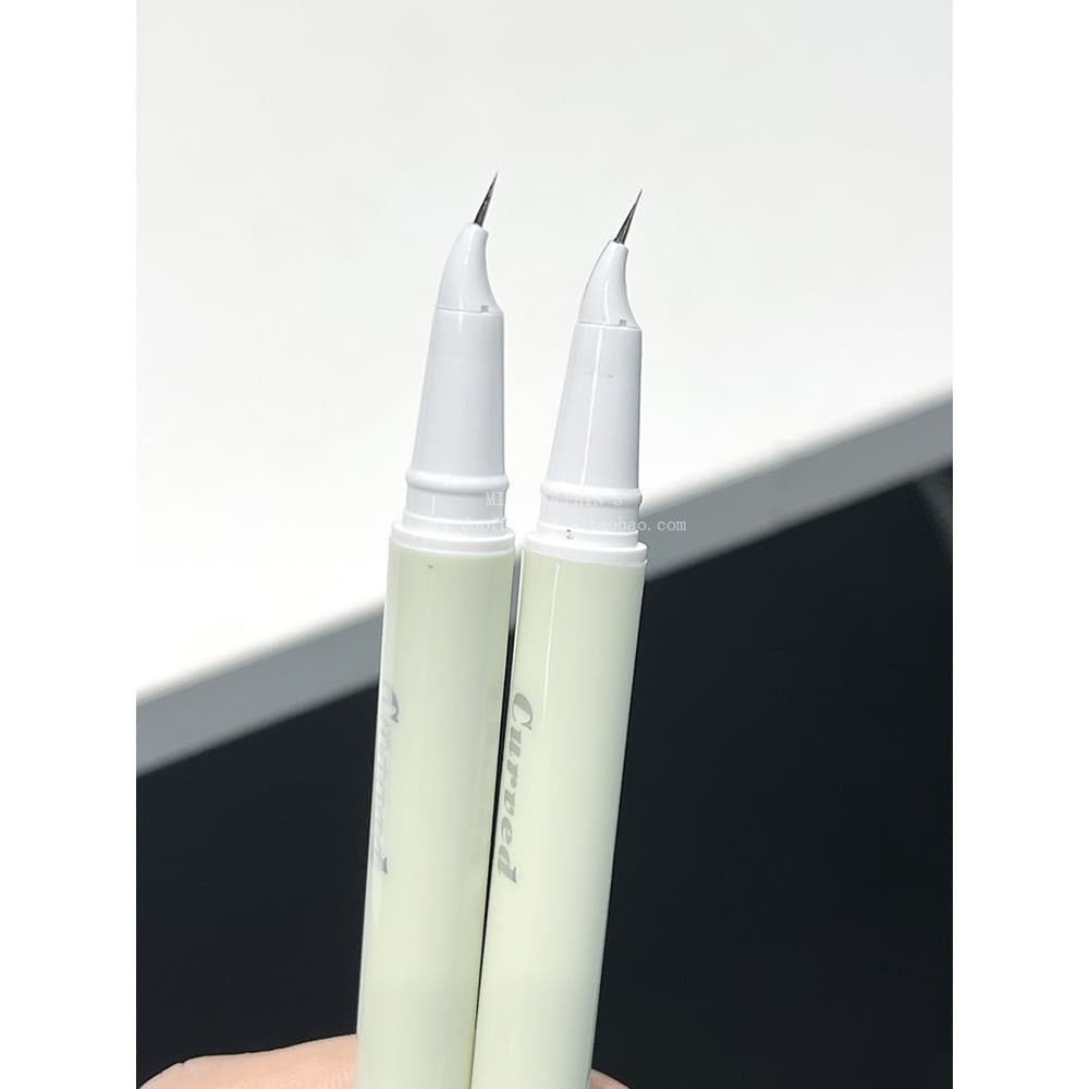 Novo caneta delineadora líquida arte caneta Ultra-fina cílios inferiores esculpidos à prova d'água à prova de suor de lo
