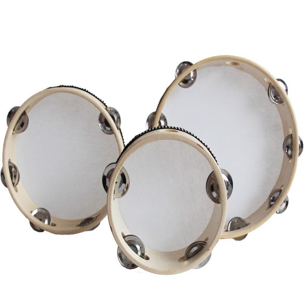 Pandeiro  , Tambor Portátil De Percussão De 4/6/8/10 Polegadas Infantil De Dança Redonda Pré-Escolar , Brinquedos