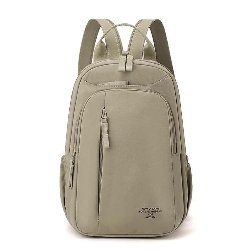 Rosa novo estilo de viagem leve mochila feminina multifuncional saco peito saco do mensageiro náilon pano Commuter peque