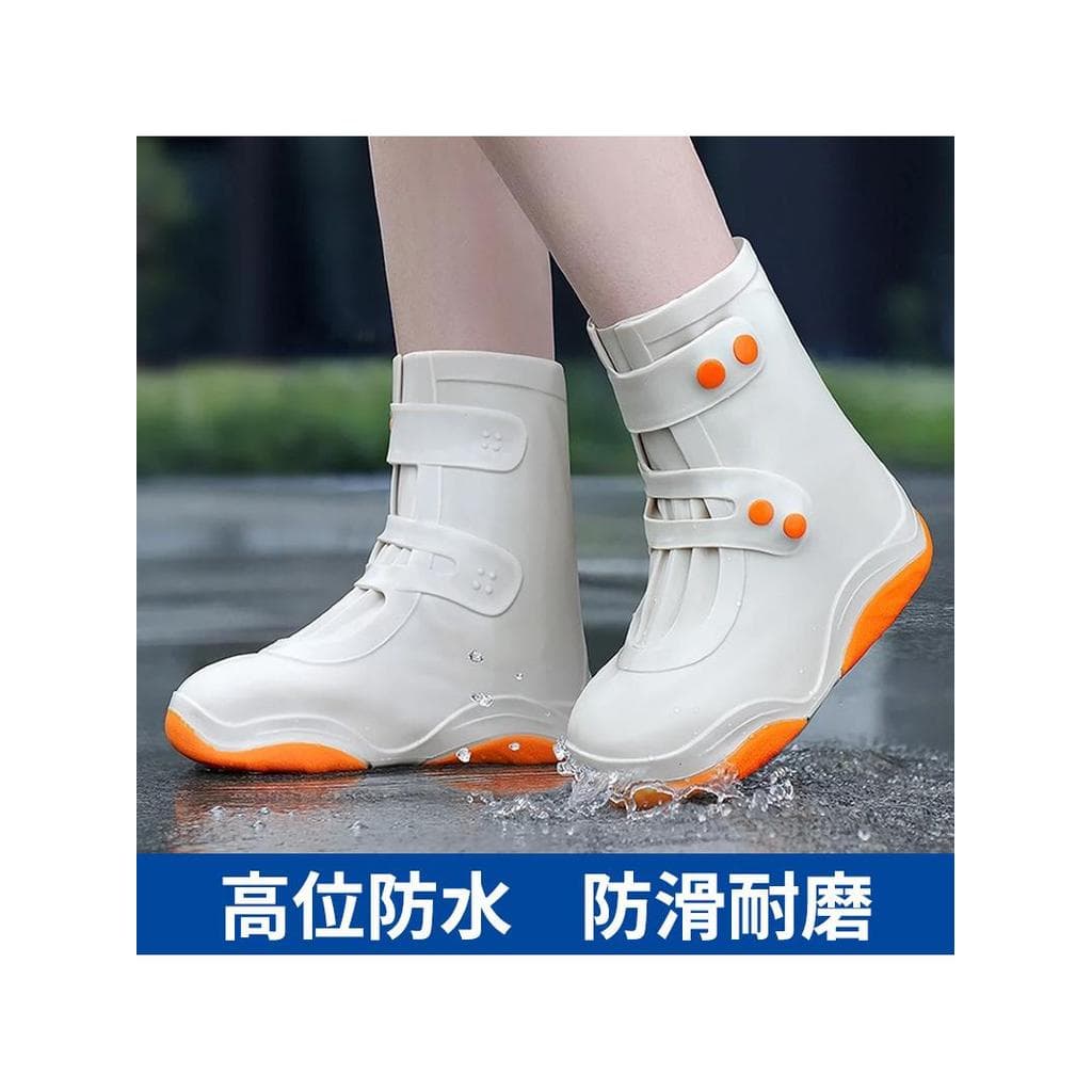 Capa de bota de chuva espessada, resistente ao desgaste, à prova d'água, antiderrapante, botas de chuva, homens, mulhere