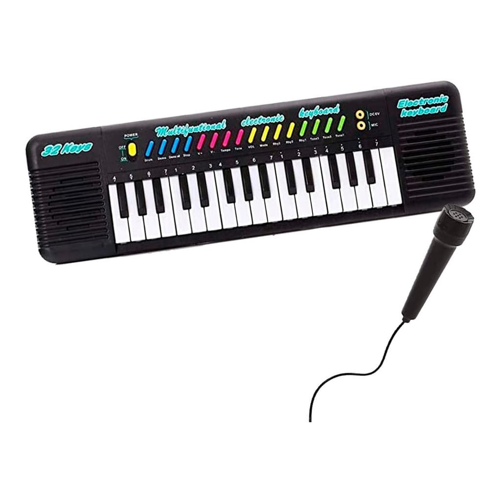 Teclado Eletrônico Musical Infantil Piano Criança A Pilha Cor sortida top