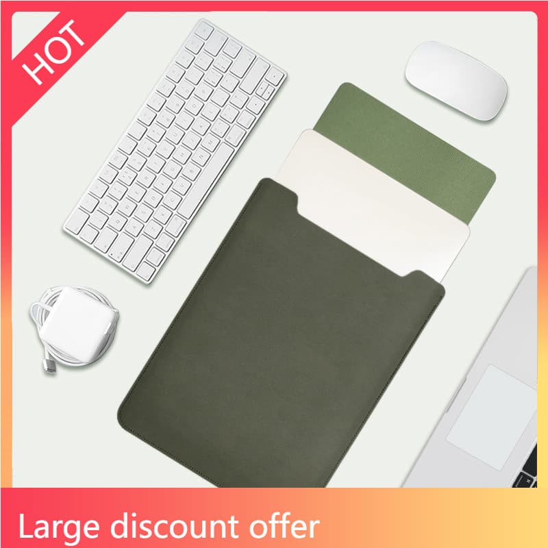 AY8M-Capa Para Laptop Não Magnética – Sintética Compacta E Durável De PU Com Função De Rolamento Computador Acessórios