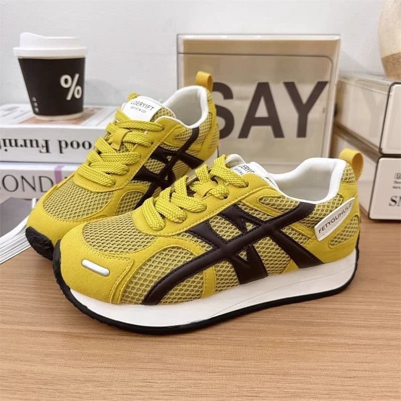 Sapatos femininos de verão novo estilo malha respirável sapatos de treinamento alemão feminino versão coreana All-Match