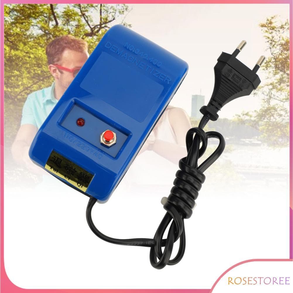 Rosestoree Ferramenta de desmagnetizador de reparo de relógio profissional fácil de usar relógio de pulso portátil para