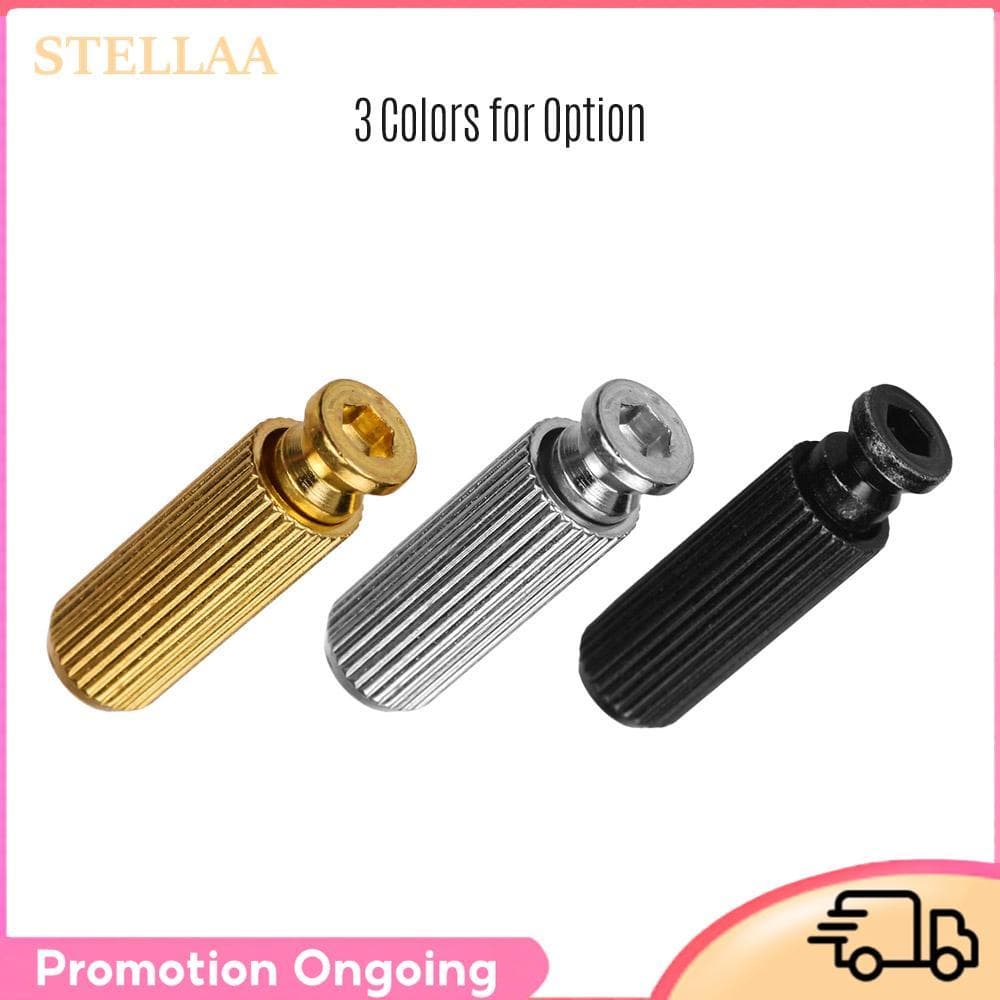 stellaa Walfront Guitarra Elétrica Tremolo Bridge Studs Anchors Substituições 2 PCS Parafuso de metal Diâmetro 8 MM