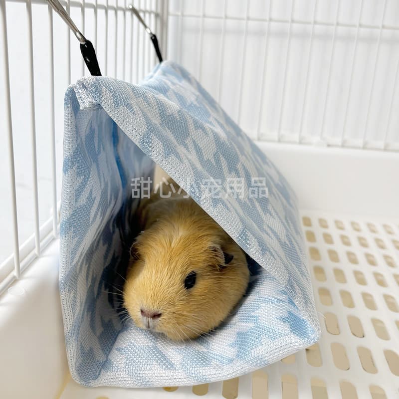 Cobaia escondendo casa verão ninho fresco pequeno animal de estimação coelho cobaia tenda Hamster urso dourado cobaia ni