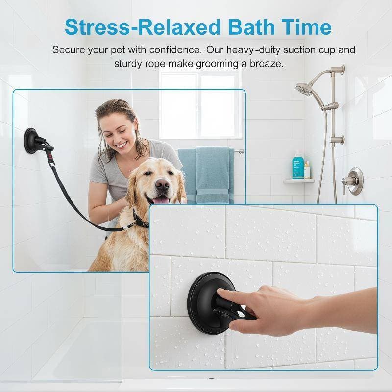 [AP] Corda De Banho De Sucção Para Cães : Contenção De Cuidado Ajustável TH