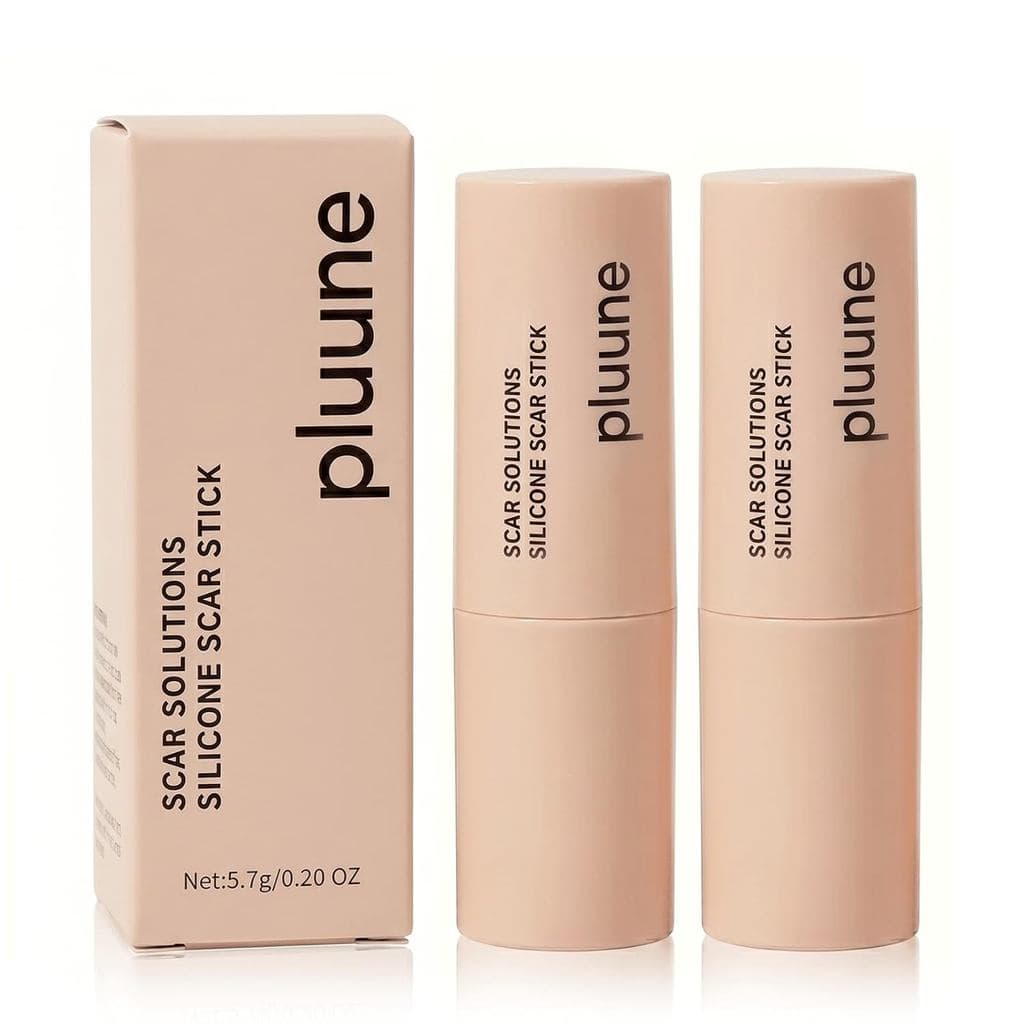 Bastão para Cicatrizes, 60% Silicone Pluune, com Extrato de Centella, Vitamina E, Bastão de Silicone para Remoção de Cic