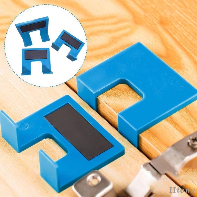 [Htong] 3x Ferramenta De Instalação De Dobradiça Assistente De Montagem Profissional Portátil Forte Peça De Posicionamen
