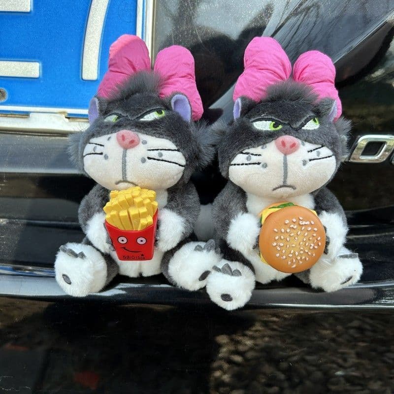 Lúcifer gato destacável pingente de carro exterior boneca traseira tronco decoração motocicleta acessórios elétricos
