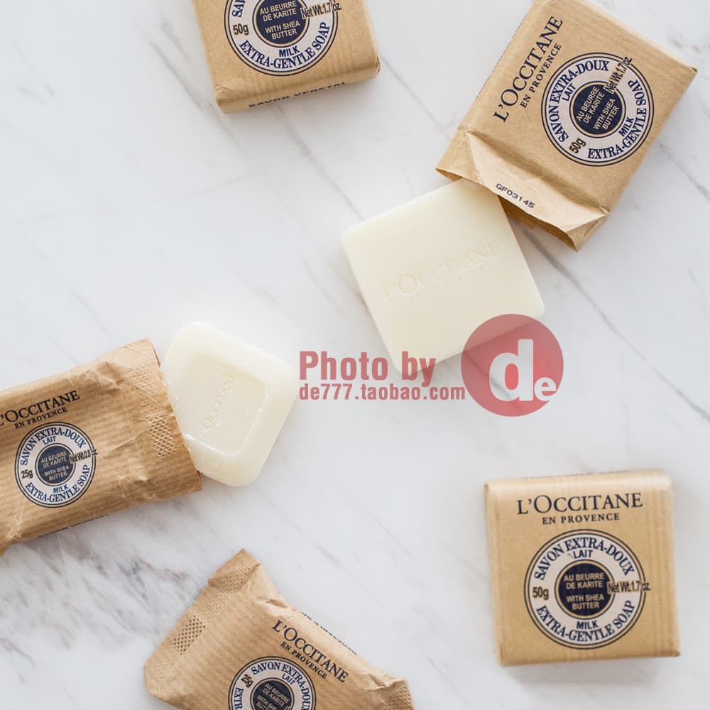 Itália Fabricado na França L'Occitane Sabonete Sabor Leite Manteiga de Karité 50g Tamanho de Viagem 25g Sabonete de Limp