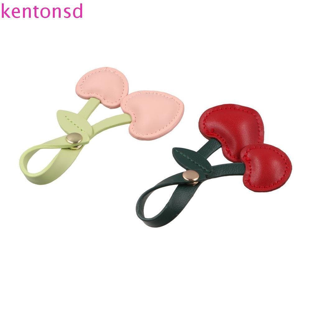 Decoração De Chaveiro De Cereja KENTONSD , Com Pingente E Coração De Pêssego , Bolsa De Joias