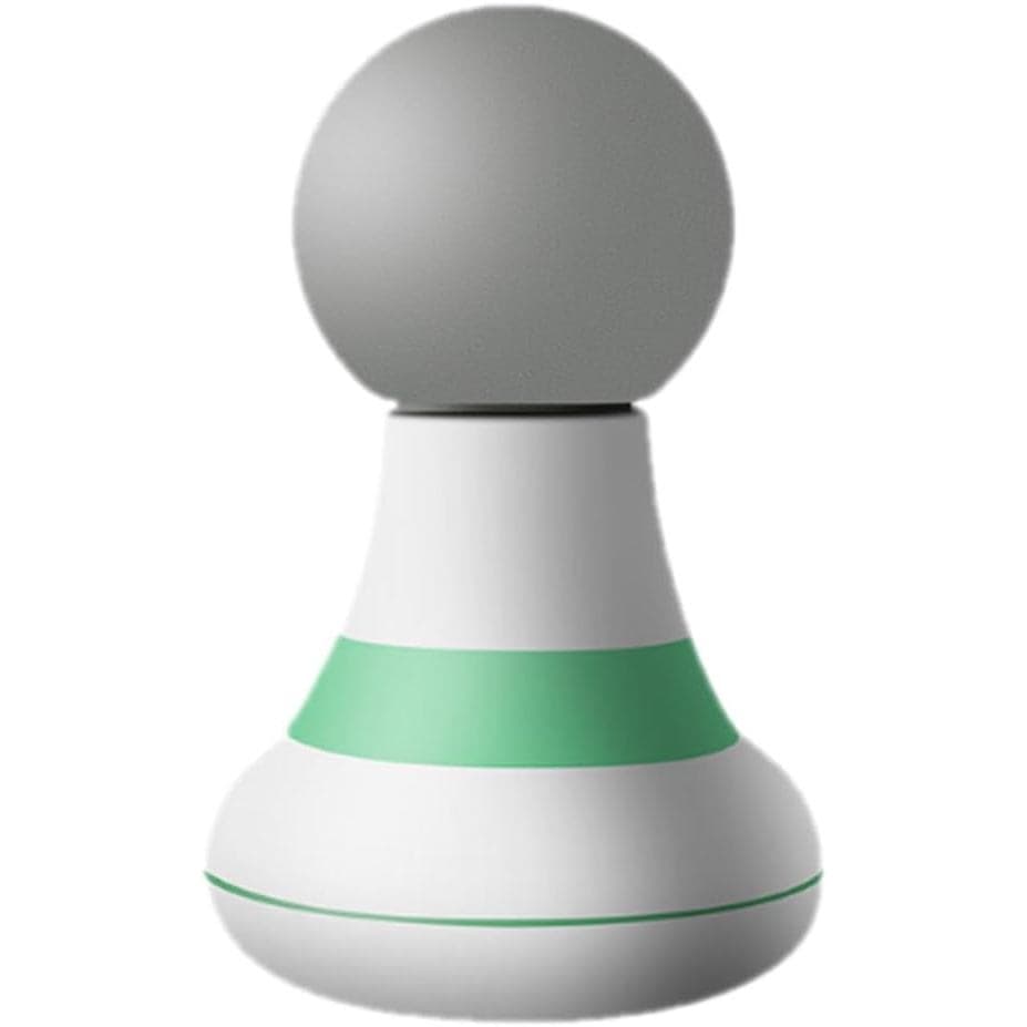 Mini Massageador Portátil para Dor nas Costas e Pescoço, Massageador Corporal Vibratório para Tensão Muscular, Branco.