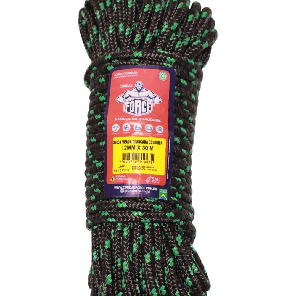 Corda Trançada P.E.T 6mm x 30m