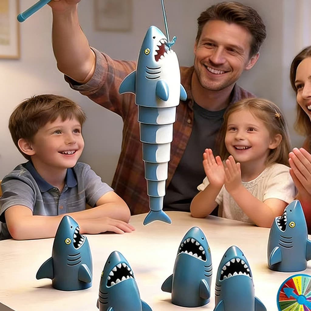Brinquedo De Mesa De Jogo De Pesca Para Crianças Interativo Multijogador Quebra-Cabeça Alívio De Estresse Com Material A