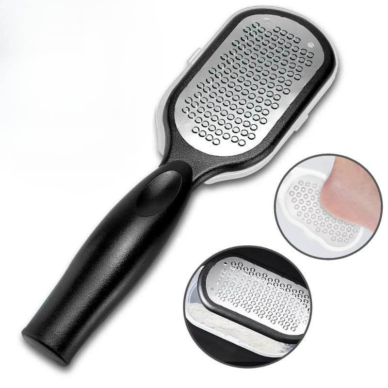 Removedor De Calos De Aço Inoxidável, Raspador / Lixa De Pés Ferramentas De Pedicure