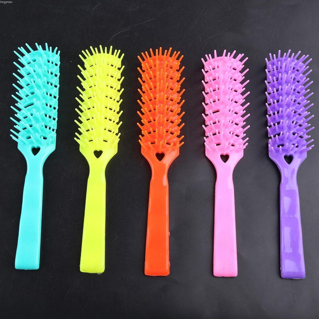 Escova Cabelo Vegetal Curvada Ventilada Rápida Secagem Por Profissional Curvado Ventilação Escovas