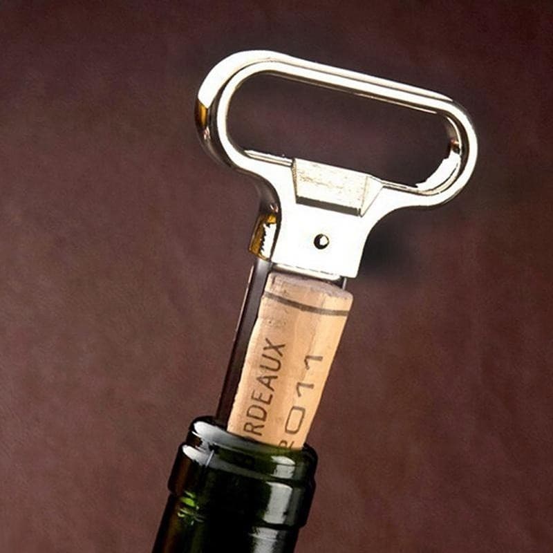 Abridor de Vinho Saca Rolha De Inox Portátil Tipo Pinça