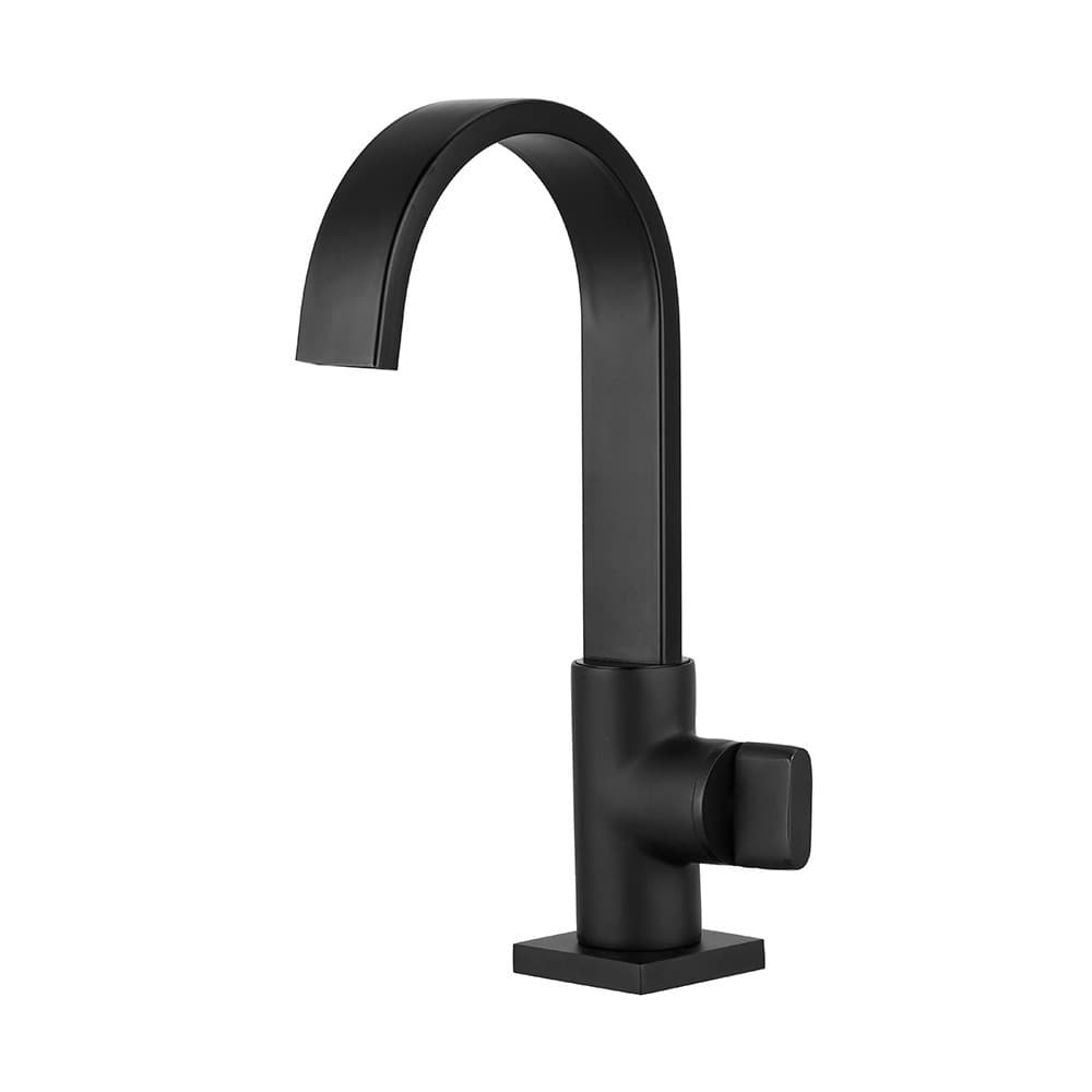 Torneira Lavatório Banheiro Black Bica Móvel Slim Quadrada Pia Lavatorio Moderno