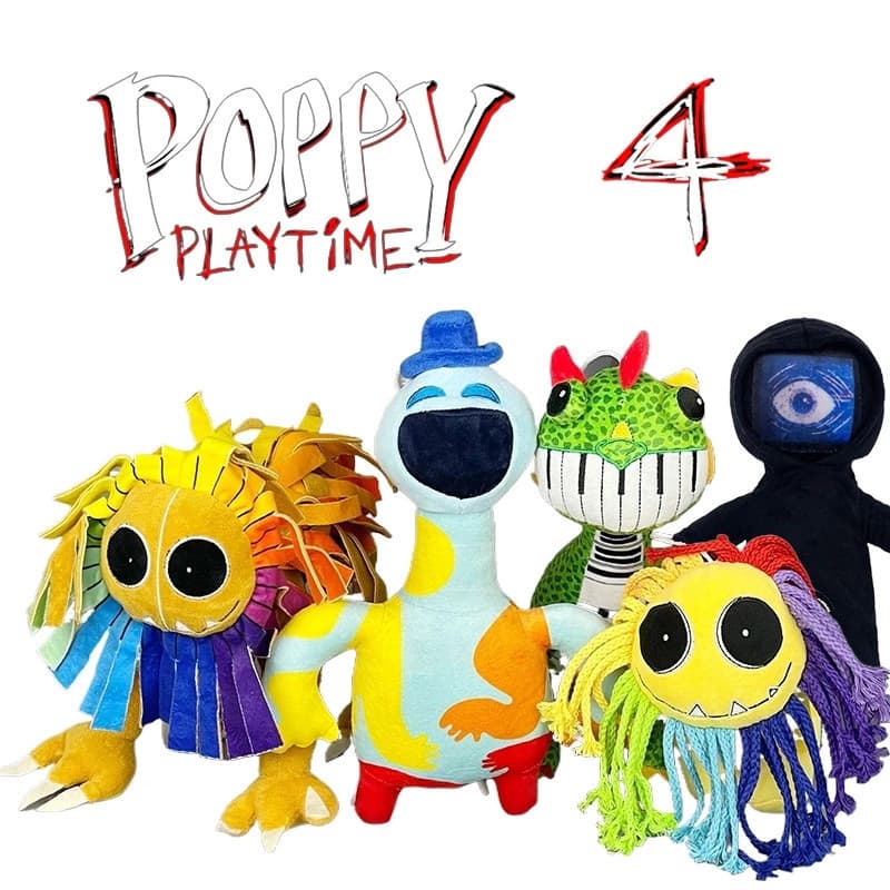 2025 "Poppy Playtime" Capítulo 4 Brinquedo de Pelúcia YARNABY DOEY PIANOSAURUS MZX0 R8ZH