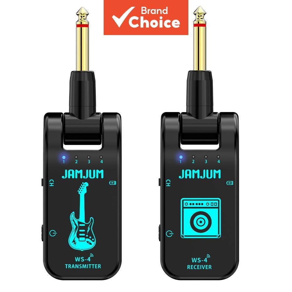 Sistema De Guitarra Sem Fio Recarregável De 8 Canais 2.4G , Receptor Transmissor De Áudio Para Baixo Elétrica , Baixa La