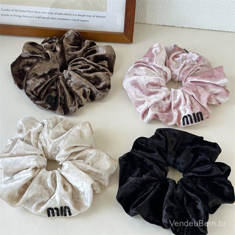 Elásticos de cabelo coloridos para mulheres, novo estilo de scrunchie, elegantes faixas de cabelo para a parte de trás d