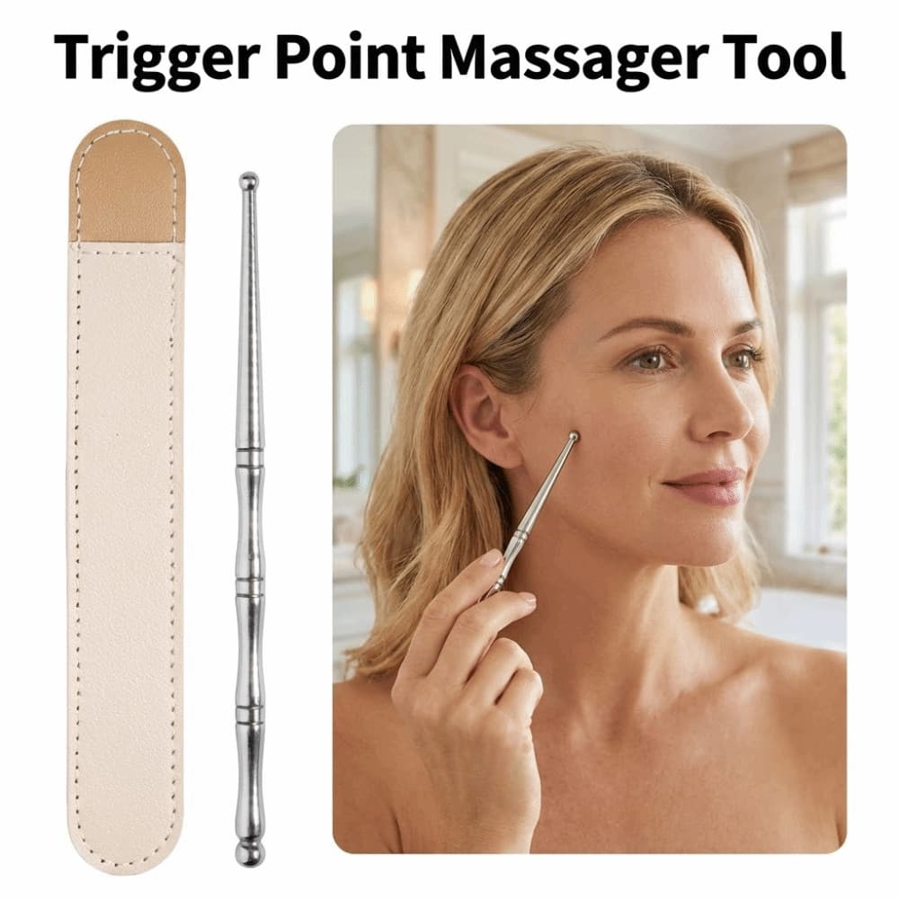 Caneta De Acupuntura HUIYANG , Ferramenta Massageadora De Ponto De Gatilho De Aço Inoxidável Relaxante , Massagem De Tec