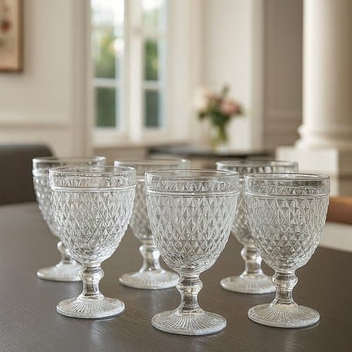 Conjunto 2 Taças Vinho Vidro Elegância Sofisticação Brinde Drinks Recipiente Servir Bebida Copo