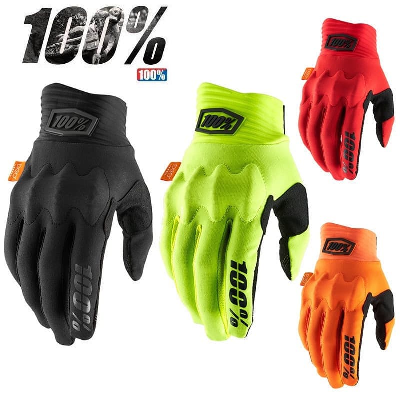 Luvas de Motocicleta Off-Road Unissex D3O 100%, Luvas de Mountain Bike com Tela Sensível ao Toque C3PM