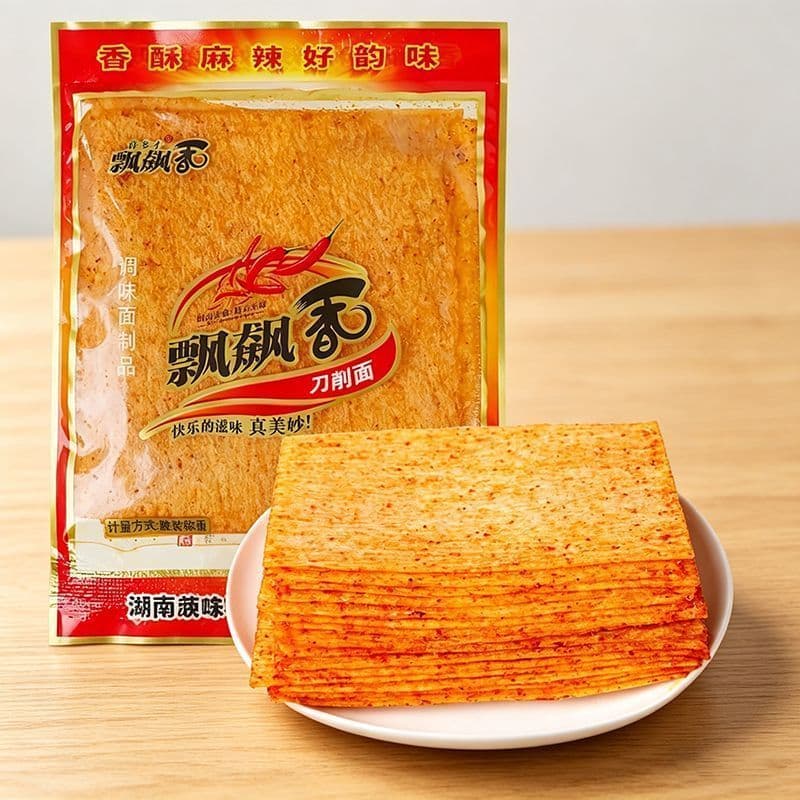 Estoque pronto Muitos Piao Piao Macarrão Fatiado Picante Perfumado 8090 Influenciador Infantil Tiras Picantes nostálgica