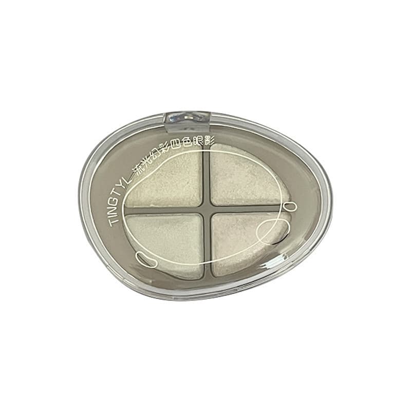 Paleta de sombras de quatro cores fantasma dourado perolado estroboscópio camaleão polarizado diamante transparente rend