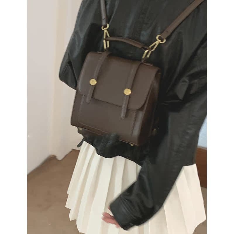 Mochila Retrô 2024, Novo Estilo Moderno, Mochila Multifuncional para Estudantes, Bolsa Escolar Portátil, Bolsa de Viagem