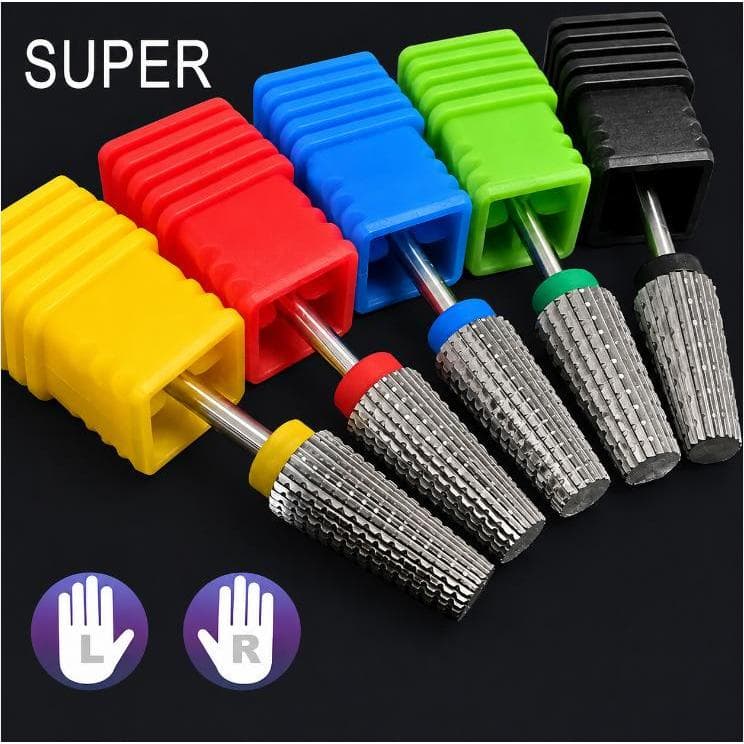 Broca de Tungstênio unhas Cortador fresagem Multifuncional brocas corte Metal 1/5 Pcs