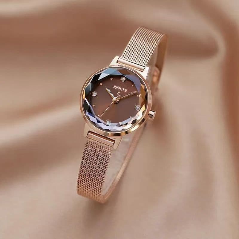 Senhoras relógio feminino estudante simples moda tendência versão coreana nicho luz luxo elegante All-Match relógio de q