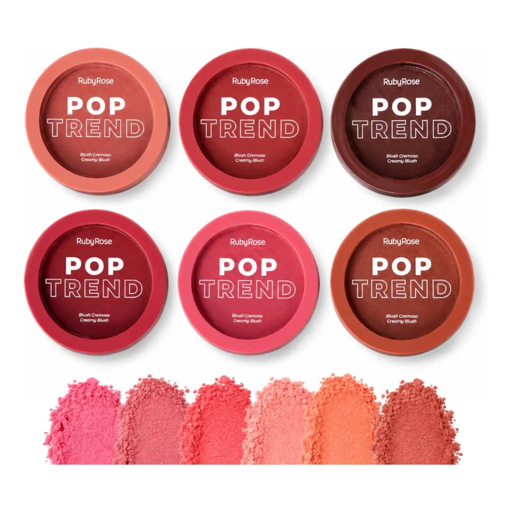 NOVIDADE Blush Cremoso Pop Trend By Ruby Rose