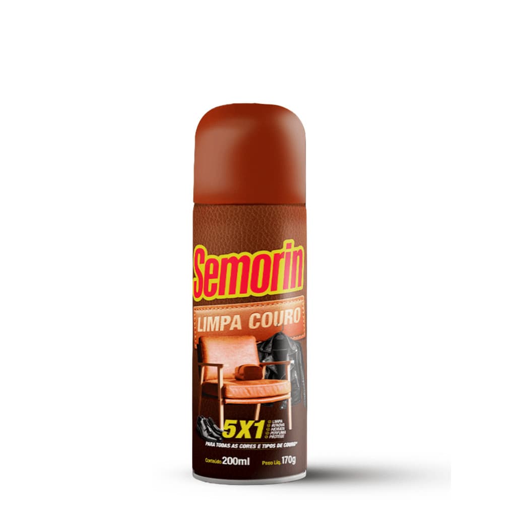 Limpa Couro Semorin 5x1 | Limpeza, Proteção e Renovação do Couro  200ml