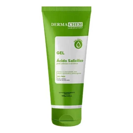 Gel Antioleosidade Pele Oleosa Ácido Salicílico 100ml Dermachem