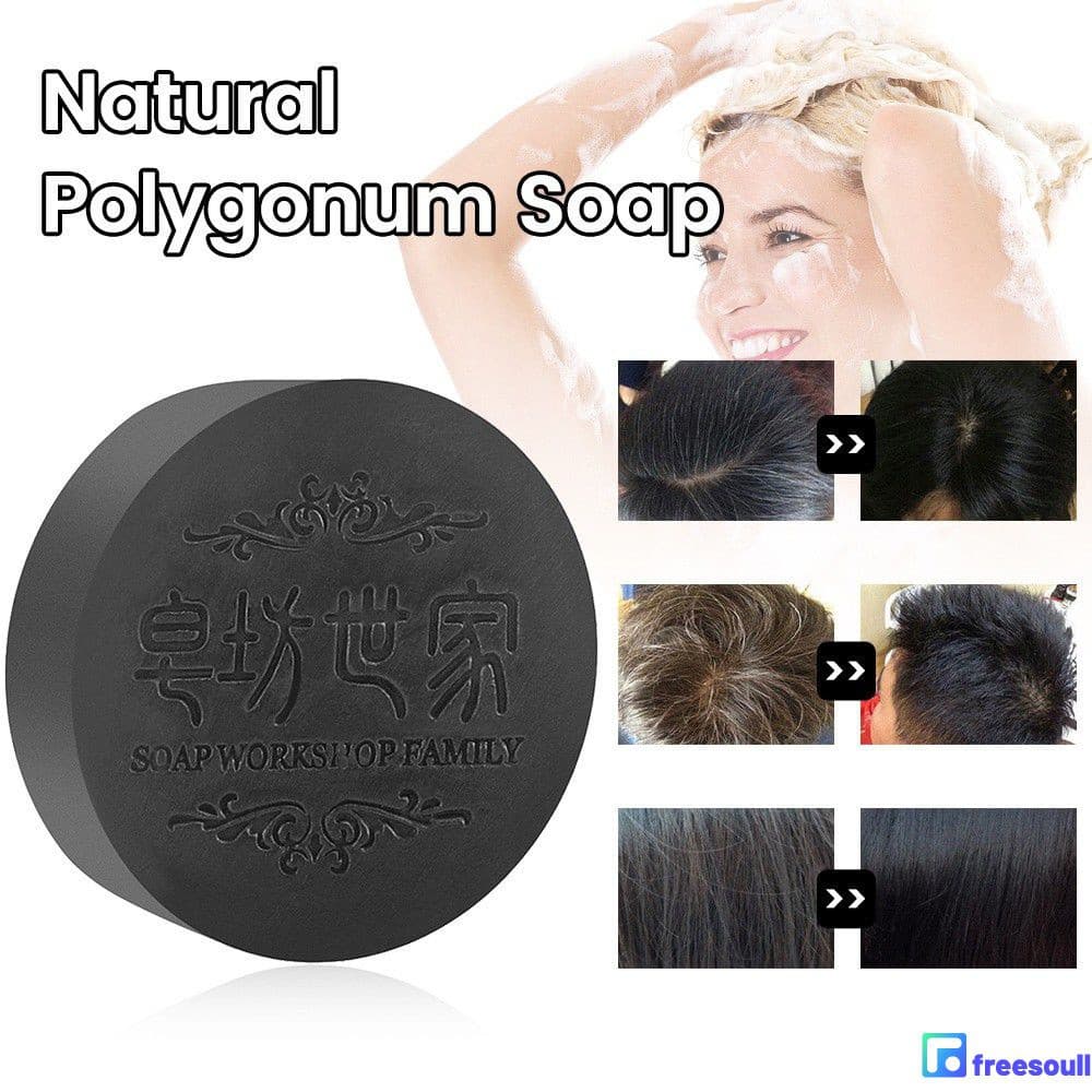 Promove o crescimento capilar, previne a queda de cabelo, essência de sabonete shampoo Polygonum multiflorum Freesoull