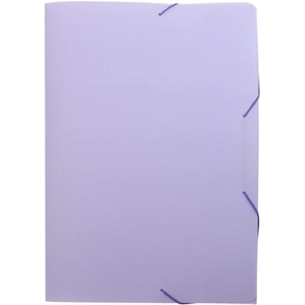 Pasta ABA Elastica Plastica Oficio Serena Lilas Pastel