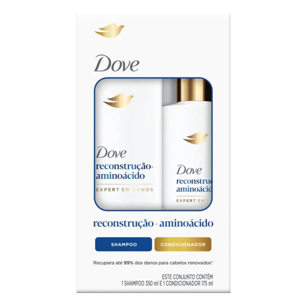 Kit Shampoo E Condicionador Reconstrução+aminoácido Dove